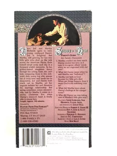 1993 Seasons of the Heart VHS T.C. Christensen Family Classic Movie