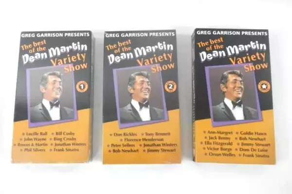 Lot of 3 Dean Martin Variety Show VHS Tapes Vol 1, 2 & Special Edition