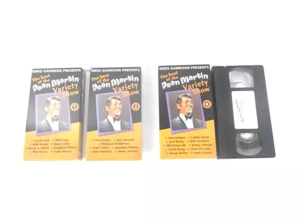 Lot of 3 Dean Martin Variety Show VHS Tapes Vol 1, 2 & Special Edition