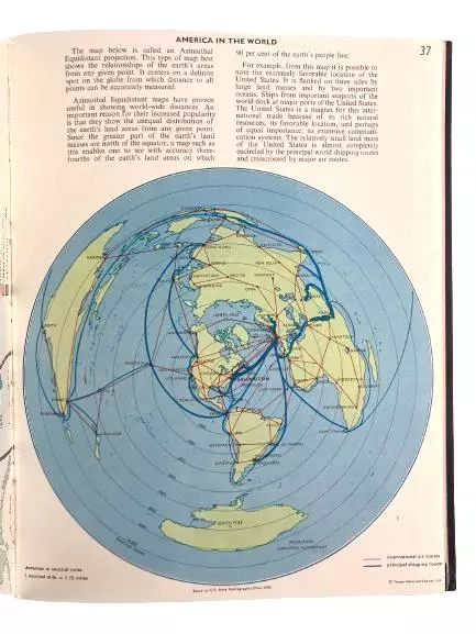1964 Merrill School Atlas by Charles E. Merrill - Hardcover Book
