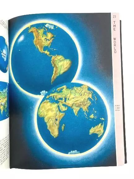 1964 Merrill School Atlas by Charles E. Merrill - Hardcover Book