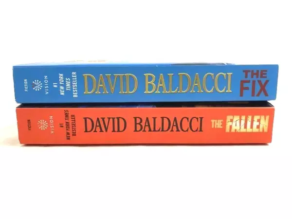 David Baldacci Memory Man Novels: The Fallen & The Fix - 2 PB Books 2017