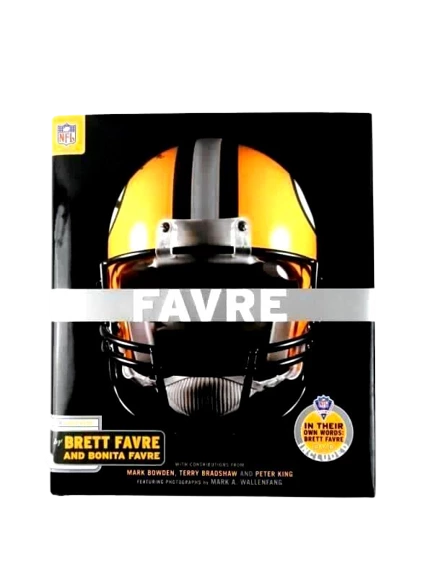 Brett Favre Book & Sealed DVD Set - Green Bay Packers Collectible