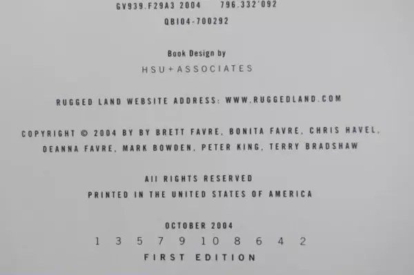 Brett Favre Book & Sealed DVD Set - Green Bay Packers Collectible