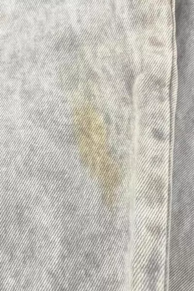 Vintage Union Bay 80s Gray Acid Wash Mom Jeans Sz 11 Zipper Ankles, Stain