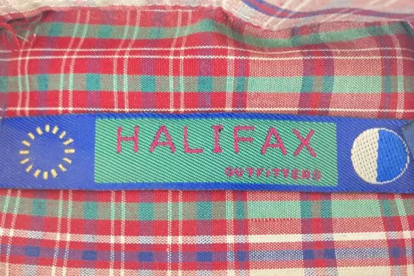 Vintage Halifax Outfitters Men's L Red Green Plaid Button-Down Shirt