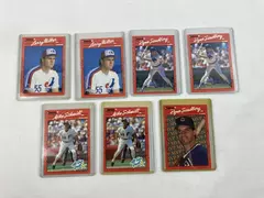 Lot of 7 1990 Donruss Baseball Cards - Schmidt, Walker, Sandberg Mint