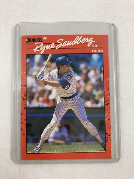 Lot of 7 1990 Donruss Baseball Cards - Schmidt, Walker, Sandberg Mint