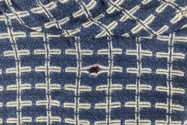 Vtg Carol Brent Blue Geometric 2-Piece Skirt Jacket Set Women's Size 18.5