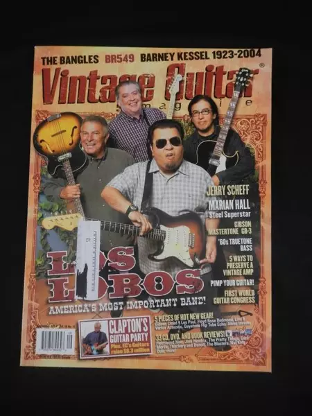 Vintage Guitar Magazine Sept 2004 Vol 18 No 11 Los Lobos Cover Good Condition