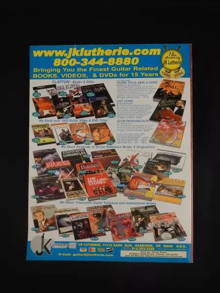 Vintage Guitar Magazine Sept 2004 Vol 18 No 11 Los Lobos Cover Good Condition