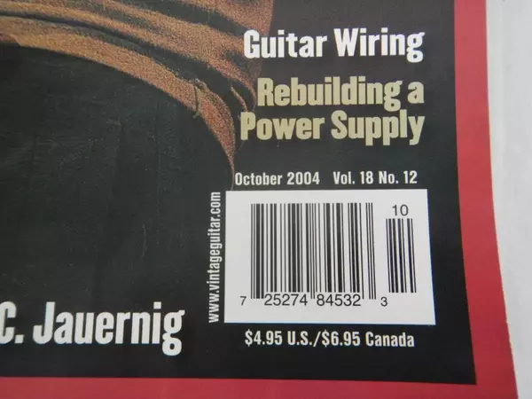 Vintage Guitar Magazine Oct 2004 Joe Satriani Paul McCartney Taj Mahal