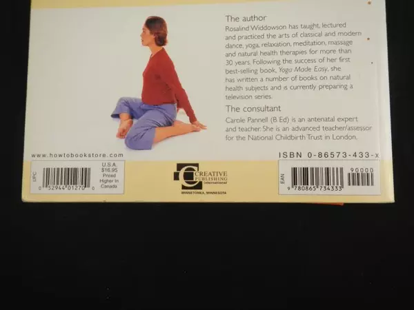 Yoga for Pregnancy by Rosalind Widdowson 2001 Paperback Book Good Condition