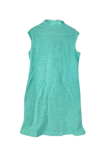 Vintage NPC Fashions 1960s Mint Green Button-Up Dress Women's Size 18.5