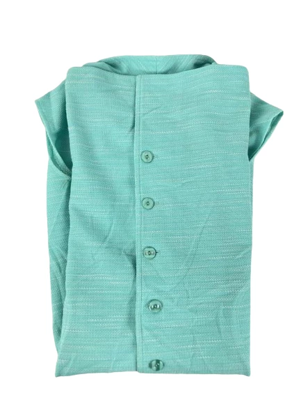 Vintage NPC Fashions 1960s Mint Green Button-Up Dress Women's Size 18.5