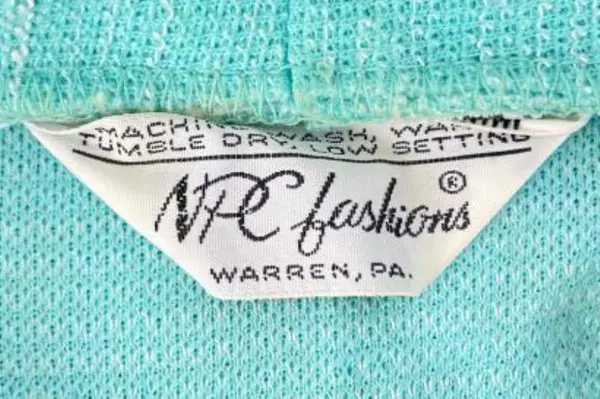 Vintage NPC Fashions 1960s Mint Green Button-Up Dress Women's Size 18.5