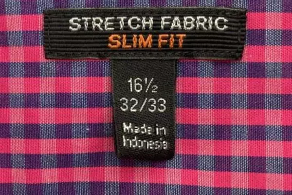 Apt 9 Men's Long Sleeve Button-Up Shirt Plaid Red Blue 16.5 32/33 Good Condition