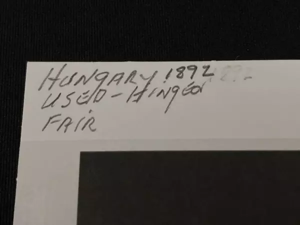 1892 Hungary Red Postage Stamps Lot of 2 Magyar Kir Posta Fair Condition