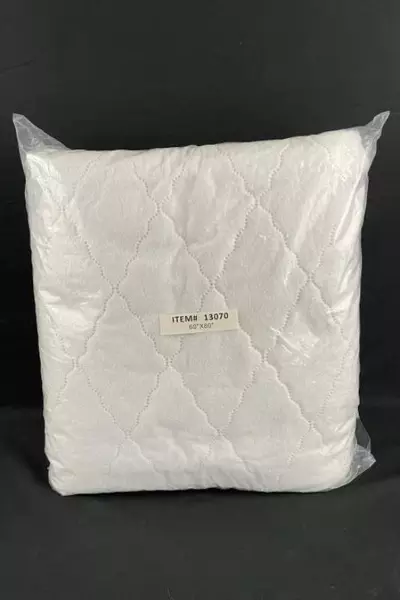 Priva Underpad Mattress Protector Quilted Waterproof White 60 x 80 Polyester New
