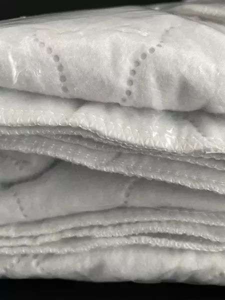 Priva Underpad Mattress Protector Quilted Waterproof White 60 x 80 Polyester New