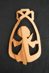 Angel Christmas Ornament - Olive Wood from Bethlehem, Israel - Holiday Decor