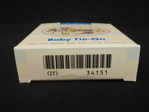 Vintage Longaberger 1998 Baby Tie-On Porcelain Basket Accessory in Box