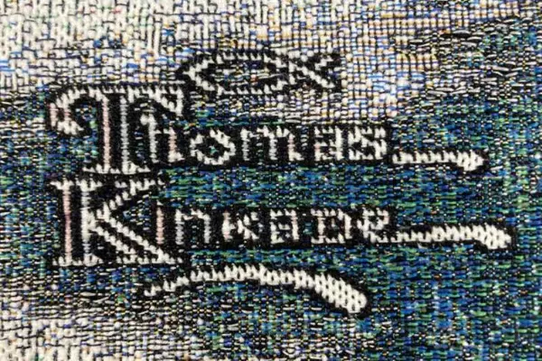 Thomas Kinkade Nautical Tapestry Chair Cover Lighthouse 17.25" x 17.25"