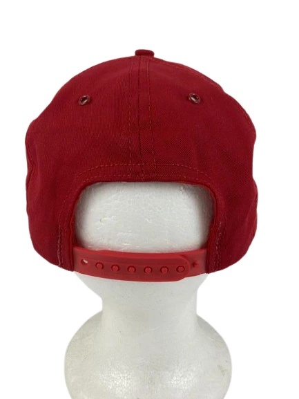 Vtg P Hat "Slick Willie vs Chicken George vs Ross the Boss" Red Cap