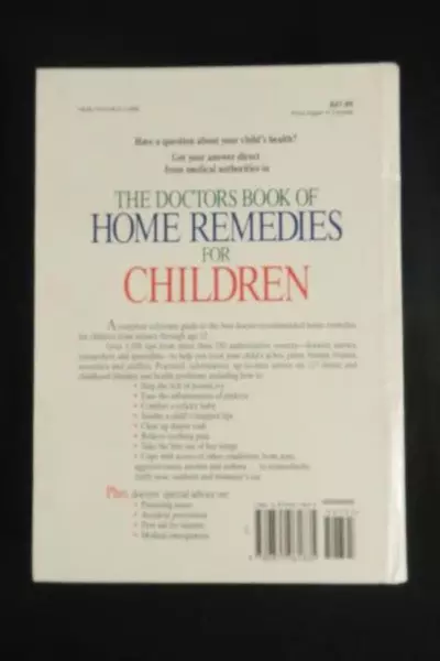 The Doctors Book of Home Remedies for Children 1994 Hardcover Rodale Press