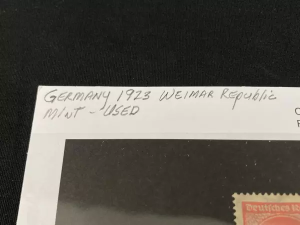 1923 Weimar Republic Germany 125 Tausend Red Postage Stamp - Used Mint Condition