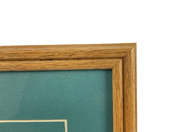 Vintage Sue Skeen Poem Framed Art "Daddy's Little Girl" 10x12 Hearts Flowers