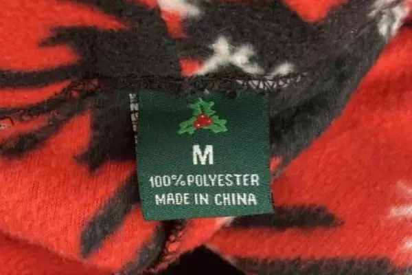 Lot of Greensource Junior's Christmas Pajama Pants M Red Black Snowflakes