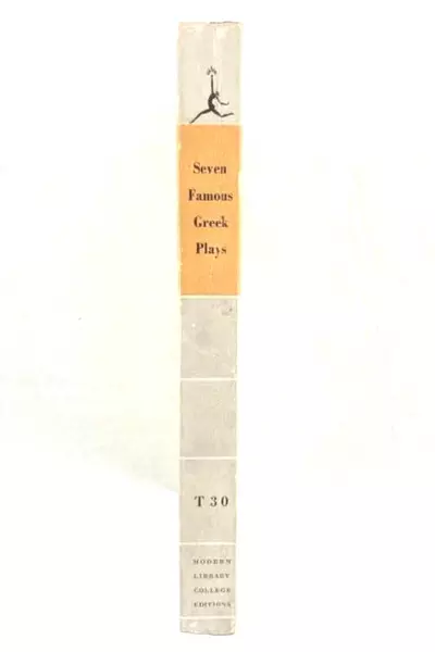 Vintage Seven Famous Greek Plays by Whitney Oates 1950 Random House Book