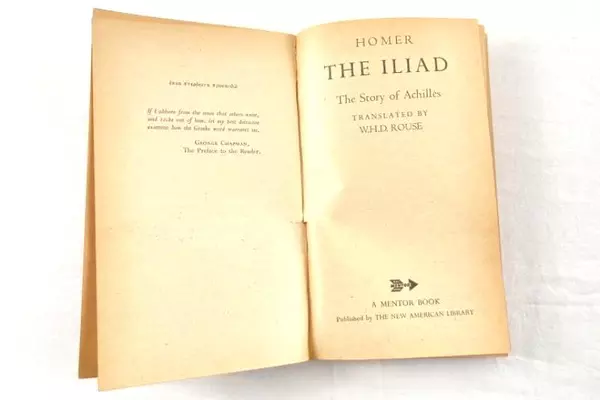The Iliad by Homer, 1952 PB Translated by W.H.D. Rouse, Vintage Classic