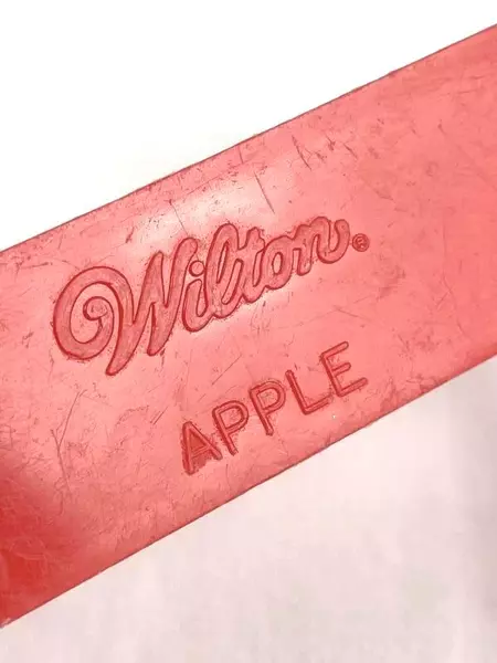 Lot of 4 Vintage Wilton Cookie Cutters - Bear, Apple, Hearts, 1987-1993