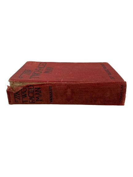 1918 Antique Book "The Two-Faced Man" by Varick Vanardy - Good Condition