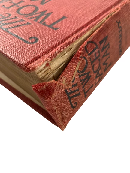 1918 Antique Book "The Two-Faced Man" by Varick Vanardy - Good Condition
