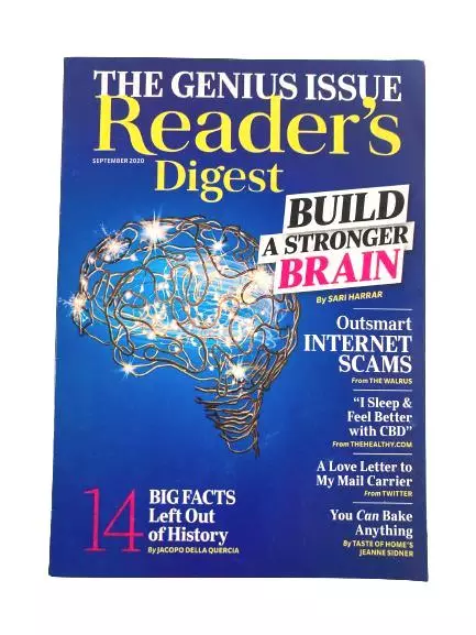 Reader's Digest Build a Stronger Brain Magazine September 2020 Good Condition
