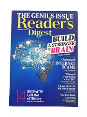 Reader's Digest Build a Stronger Brain Magazine September 2020 Good Condition