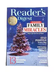 'Tis The Season Reader's Digest Family Miracles Magazine Dec 2020/Jan 2021