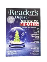 Reader's Digest Christmas Miracles Dec 2019 Jan 2020 Magazine Good Condition