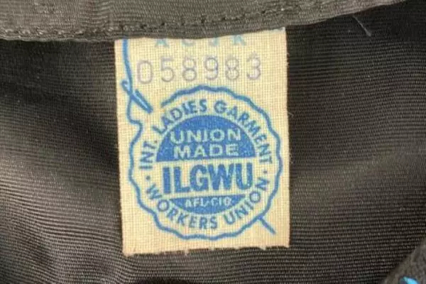 1970s Carol Brent Women's Vintage Evening Dress Sz 12 Black Blue Geometric