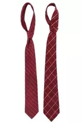 Lot of 2 Men's Ties Tasso Elba Silk & MW Finn Red Plaid Neckties