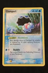 2004 Nintendo Pokemon Clamperl Trading Card 58/101 40 HP Good Condition