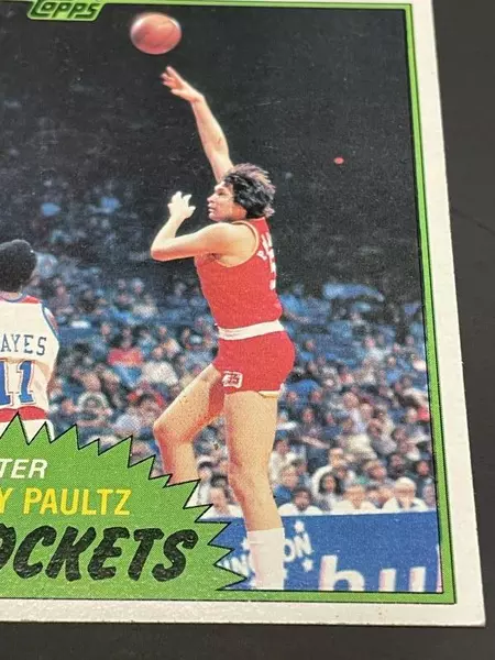 1981 Billy Paultz Topps Basketball Card Very Good Condition