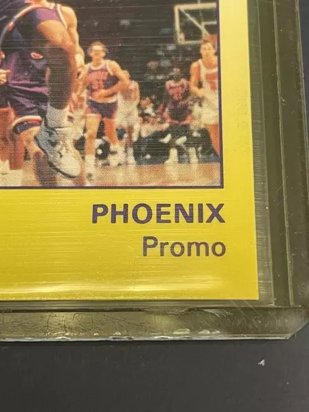 1991 Kevin Johnson Phoenix Promo Basketball Card Mint in Yellow Case