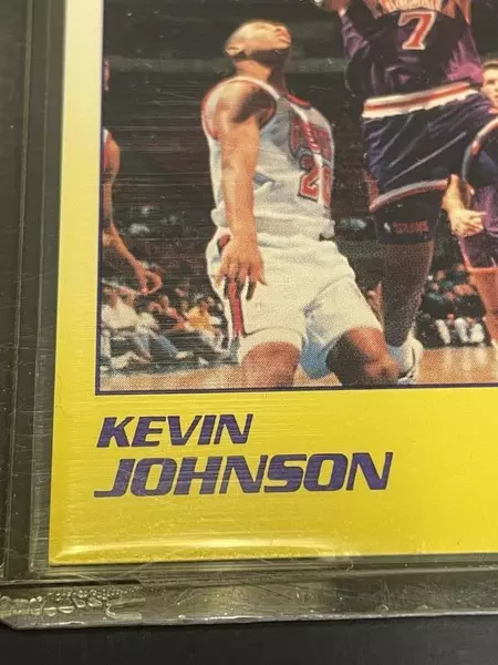 1991 Kevin Johnson Phoenix Promo Basketball Card Mint in Yellow Case
