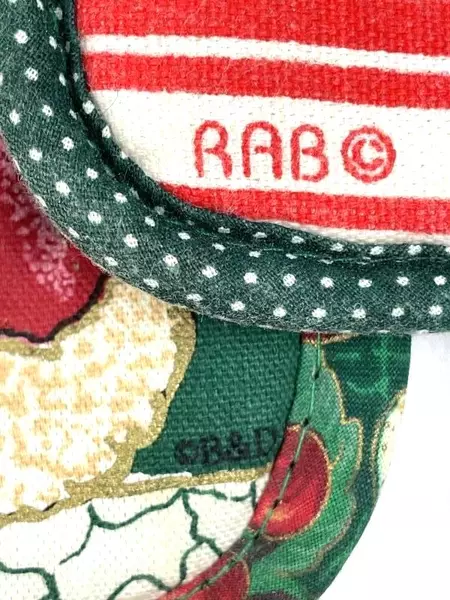 Vintage Santa Claus Pot Holder Oven Mitts Lot of 2 Christmas Decor