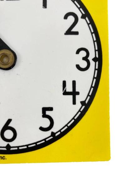 Lot of 3 Cuisenaire Clocks Teaching Tools for Telling Time - Good Condition