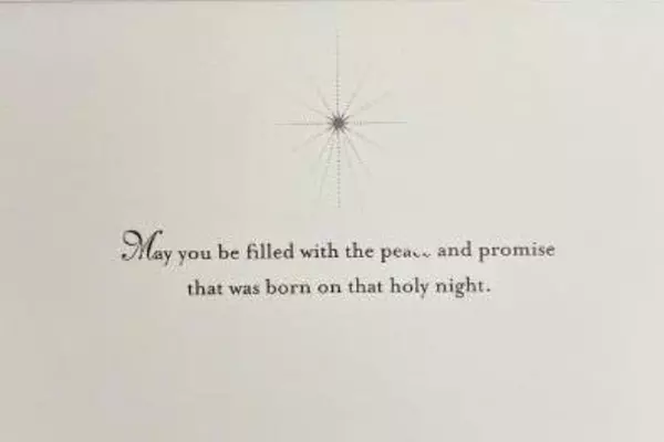 Lot of 5 Tri Land Silent Night Christmas Cards with Envelopes - Unused